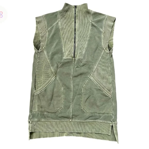 Anthropologie Daily Practice Meru Half Zip Dress Size Petite Medium - Picture 3 of 10